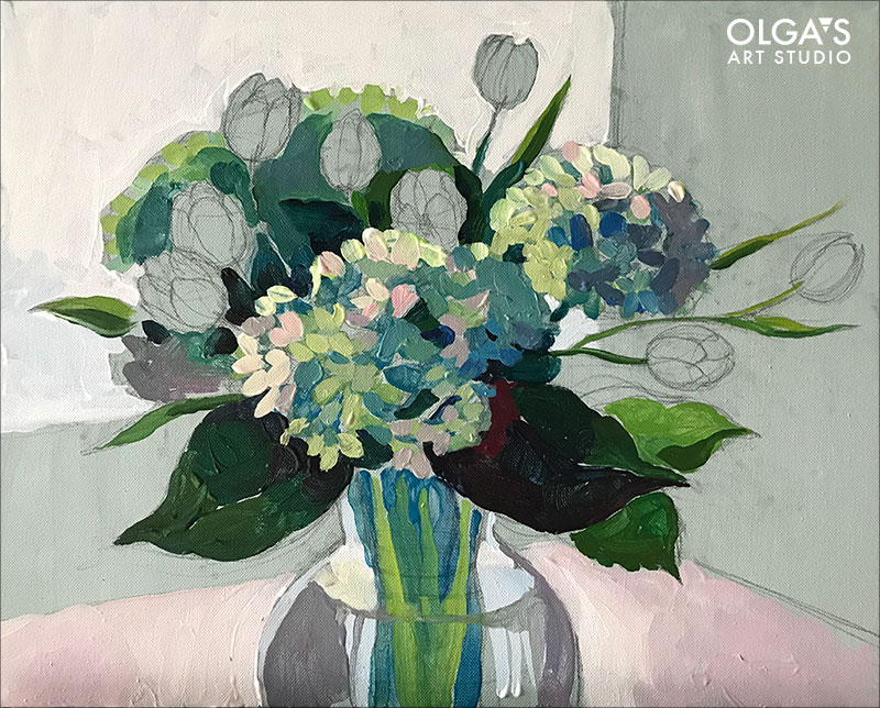 painting by Olga Rogachevskaya